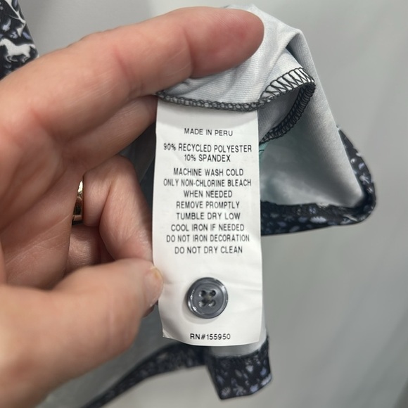 Greyson Men’s Buffalo Soldier Polo size XL.Logo on sleeve.Grey and Purple - Picture 7 of 10